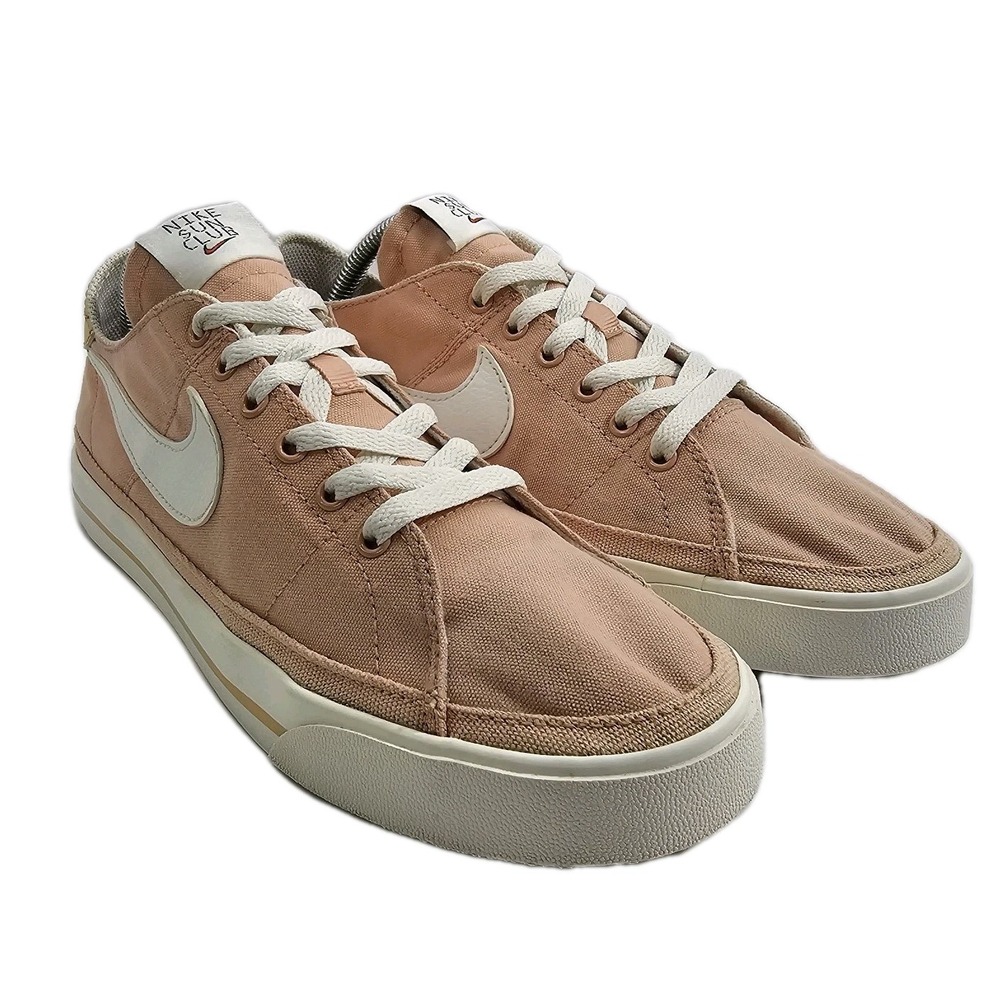 Nike Court Legacy Sun Club Canvas Sneaker Womens 10 Orange Pink Shoe CZ0294-800